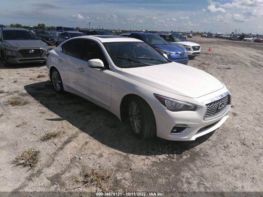 2021 INFINITI Q50 3.0T LUXE VIN: JN1EV7BP4MM704004
