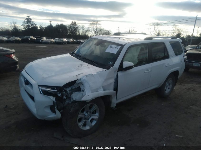 2022 TOYOTA 4RUNNER VIN: JTENU5JR4N6066149