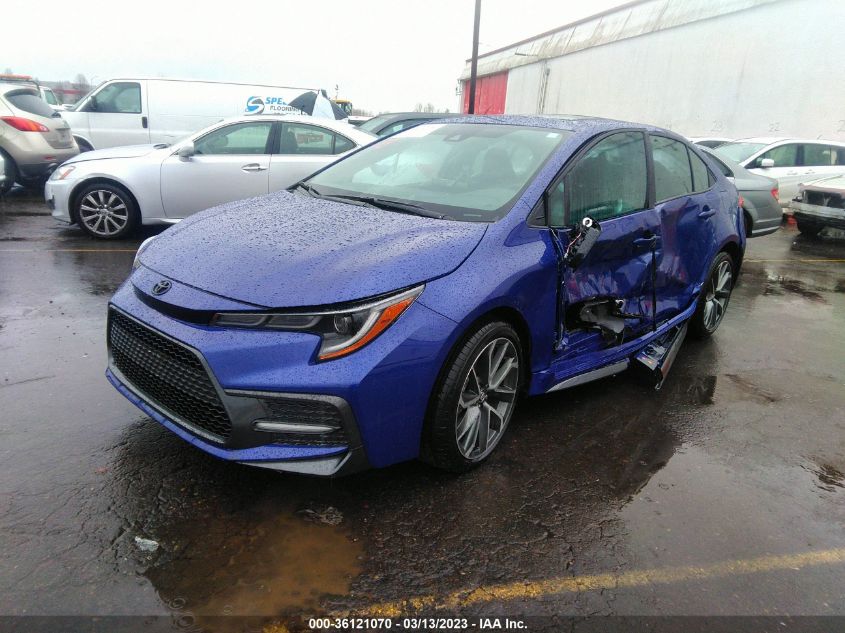 2022 TOYOTA COROLLA SE VIN: 5YFP4MCE7NP130663