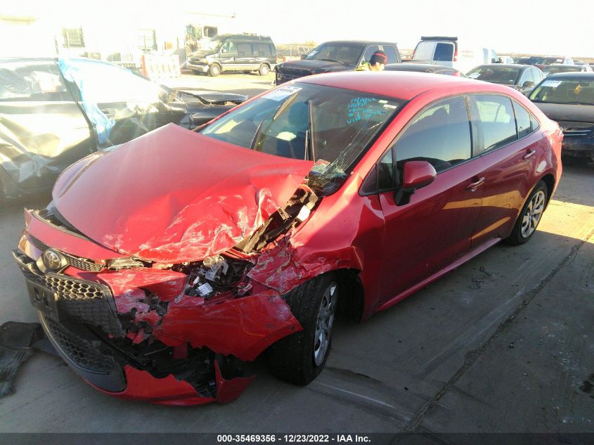 2020 TOYOTA COROLLA LE VIN: JTDEPRAEXLJ067350