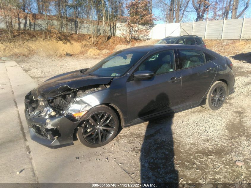 2021 HONDA CIVIC HATCHBACK SPORT VIN: SHHFK7G46MU213689