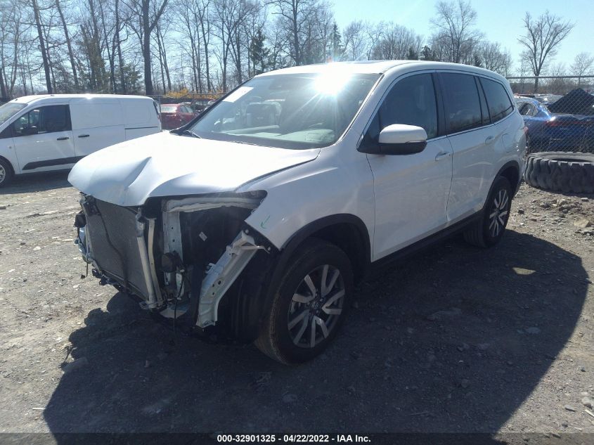 2021 HONDA PILOT EX-L VIN: 5FNYF6H52MB066609