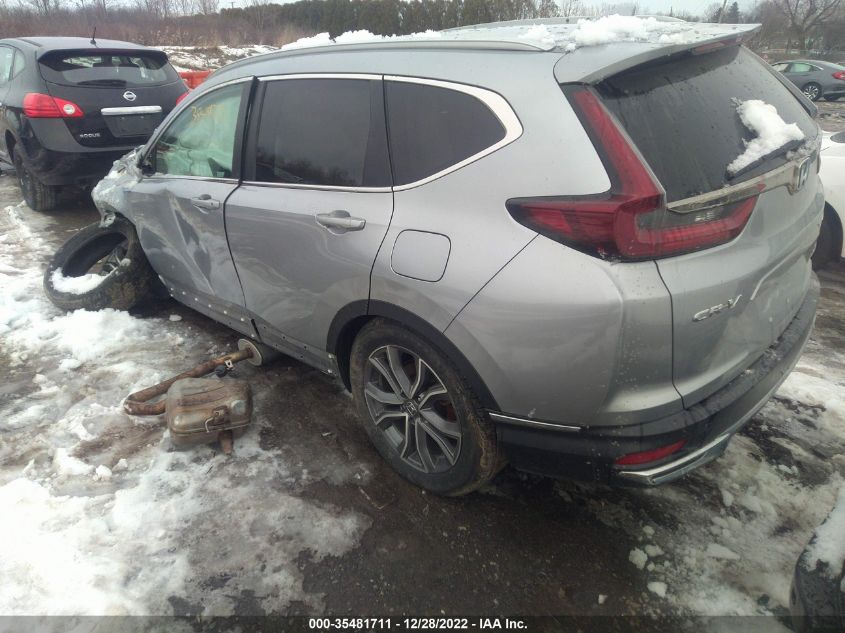 2022 HONDA CR-V HYBRID TOURING VIN: 5J6RT6H93NL012017