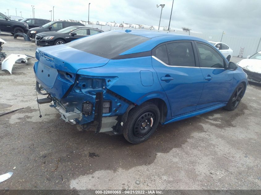 2021 NISSAN SENTRA SR VIN: 3N1AB8DV1MY321109