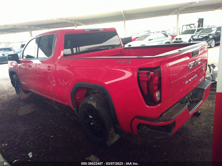 2022 GMC SIERRA 1500 ELEVATION VIN: 3GTPUCEK9NG517928