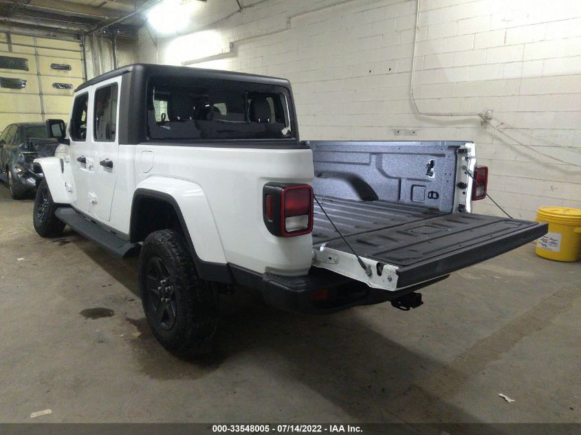 2021 JEEP GLADIATOR SPORT S VIN: 1C6HJTAGXML580947