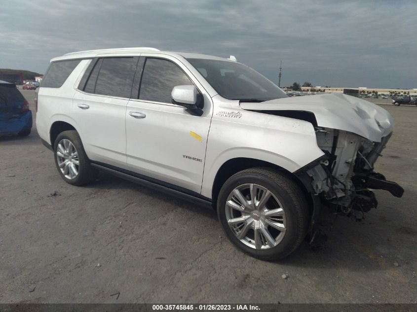 2021 CHEVROLET TAHOE HIGH COUNTRY VIN: 1GNSCTKL7MR111629