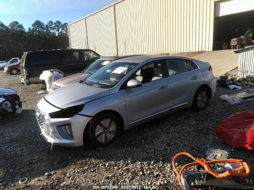 2022 HYUNDAI IONIQ HYBRID SE VIN: KMHC75LC2NU283220