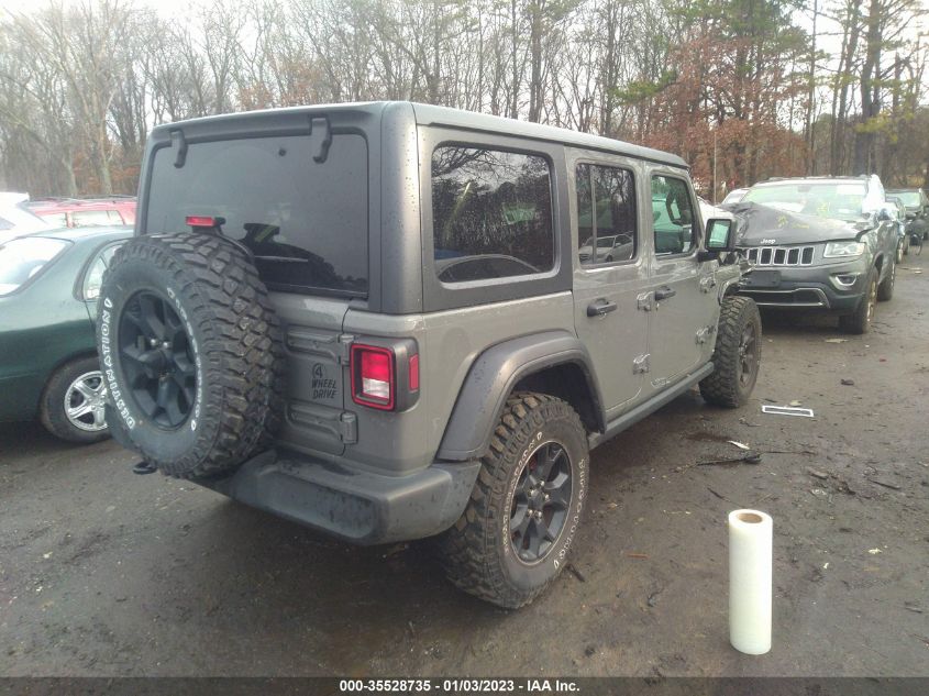 2020 JEEP WRANGLER UNLIMITED WILLYS VIN: 1C4HJXDN1LW158864