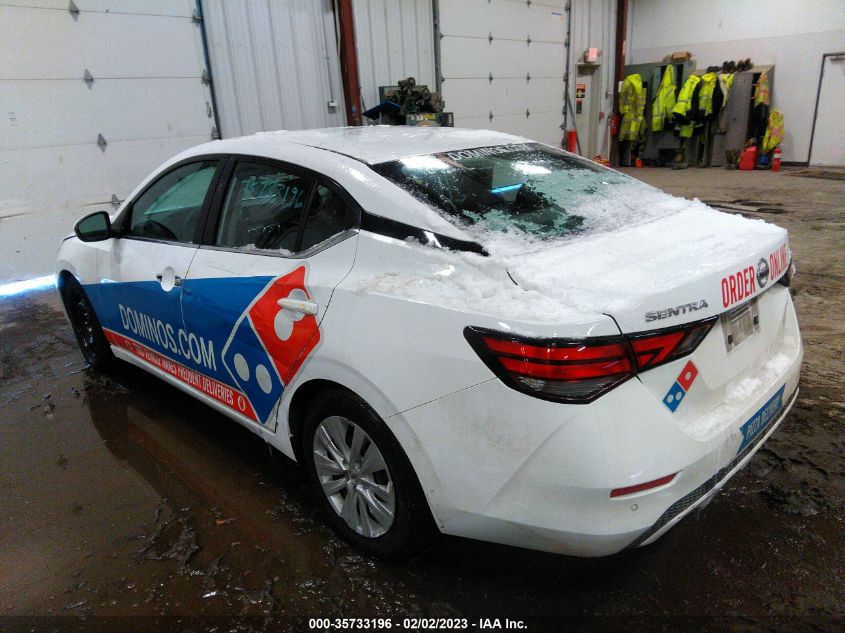 2021 NISSAN SENTRA S VIN: 3N1AB8BV0MY255235