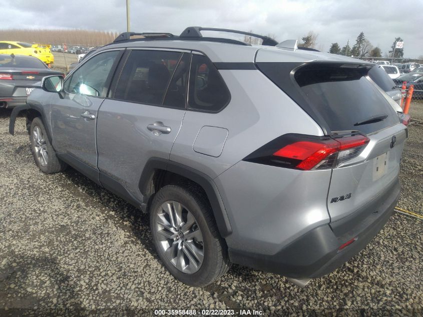 2022 TOYOTA RAV4 XLE PREMIUM VIN: 2T3A1RFV1NC269993