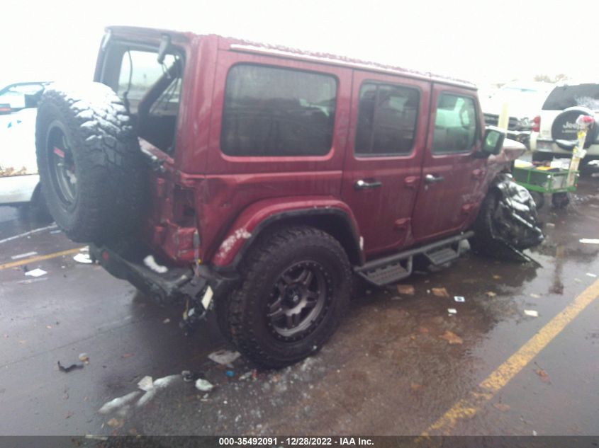 2021 JEEP WRANGLER UNLIMITED RUBICON VIN: 1C4HJXFG4MW724483