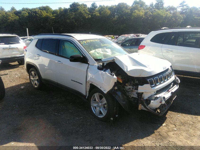 2022 JEEP COMPASS LATITUDE VIN: 3C4NJDBB8NT181111
