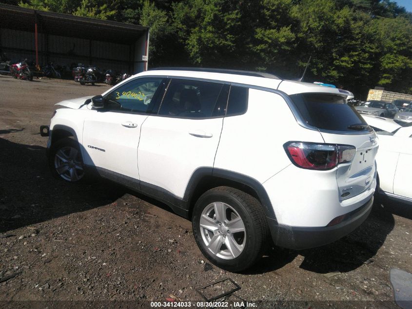 2022 JEEP COMPASS LATITUDE VIN: 3C4NJDBB8NT181111