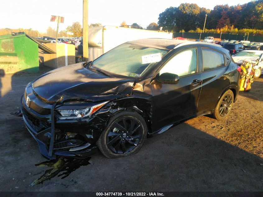 2021 HONDA HR-V SPORT VIN: 3CZRU6H17MM703653