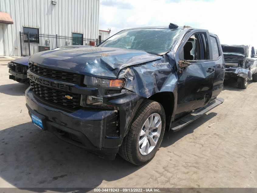 2021 CHEVROLET SILVERADO 1500 CUSTOM VIN: 3GCPWBEK0MG379845