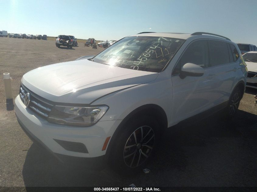 2021 VOLKSWAGEN TIGUAN SE/SE R-LINE BLACK/SEL VIN: 3VV3B7AXXMM032096