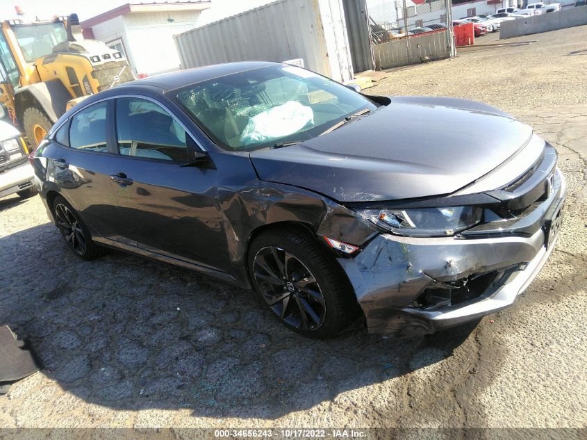 2021 HONDA CIVIC SEDAN SPORT VIN: 2HGFC2F89MH526284