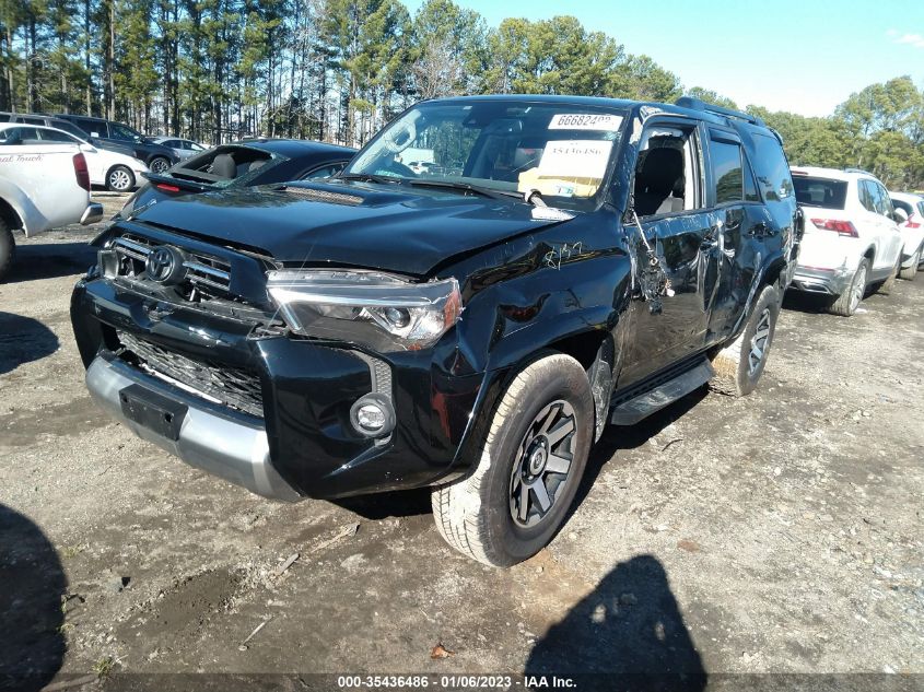 2021 TOYOTA 4RUNNER TRD OFF ROAD PREMIUM VIN: JTERU5JR5M5970324