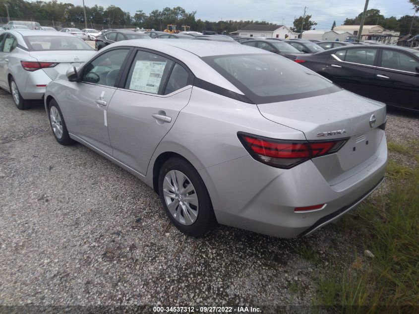 2022 NISSAN SENTRA S VIN: 3N1AB8BV0NY292979