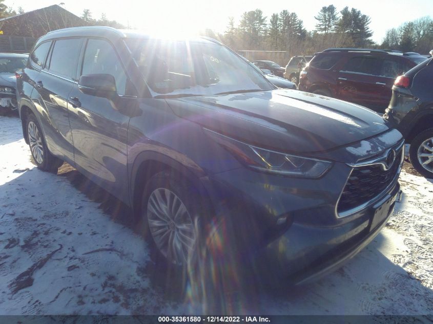 2022 TOYOTA HIGHLANDER PLATINUM VIN: 5TDFZRBH4NS190042