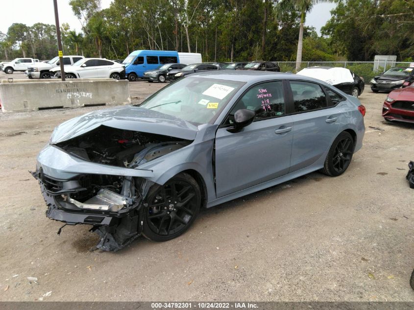 2022 HONDA CIVIC SEDAN SPORT VIN: 2HGFE2F50NH573396