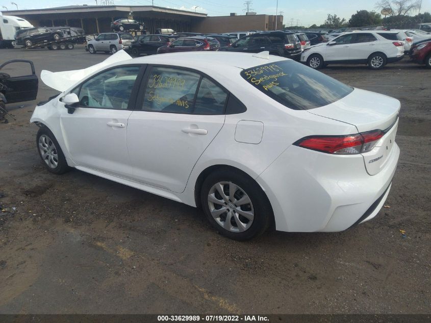 2022 TOYOTA COROLLA LE VIN: 5YFEPMAE5NP282362