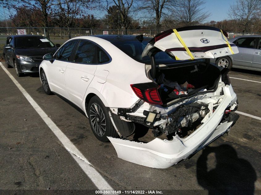 2021 HYUNDAI SONATA HYBRID LIMITED VIN: KMHL54JJ5MA035898