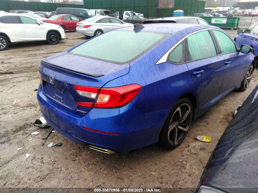 2021 HONDA ACCORD SEDAN SPORT VIN: 1HGCV1F39MA052198