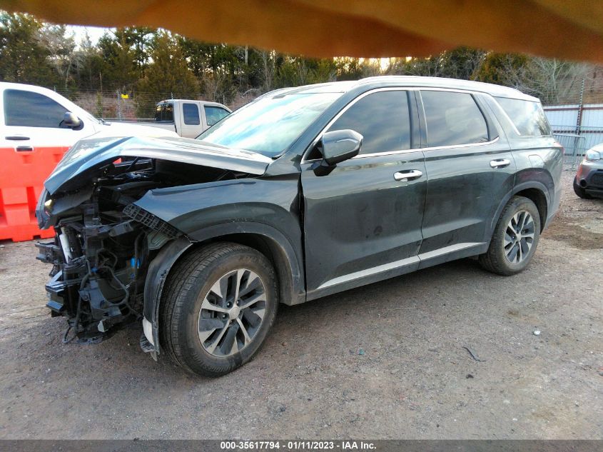 2022 HYUNDAI PALISADE SEL VIN: KM8R24HE1NU379336