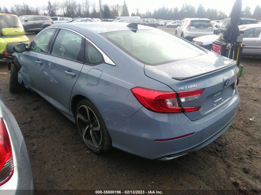 2022 HONDA ACCORD HYBRID SPORT VIN: 1HGCV3F28NA042394