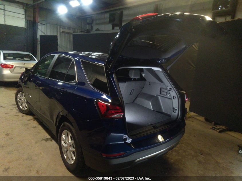 2022 CHEVROLET EQUINOX LT VIN: 3GNAXKEV1NL180459