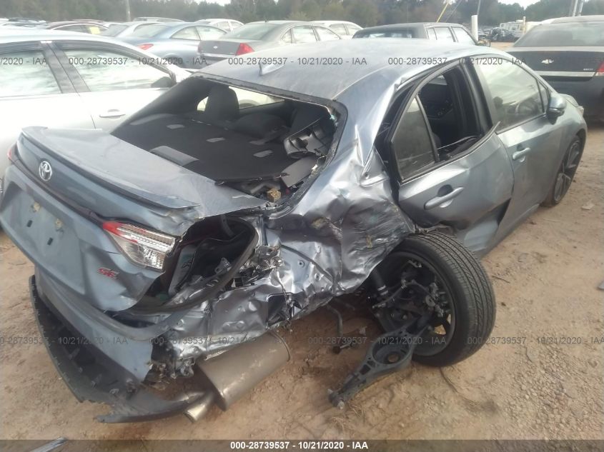 2020 TOYOTA COROLLA SE/NIGHTSHADE VIN: JTDS4RCE3LJ021593