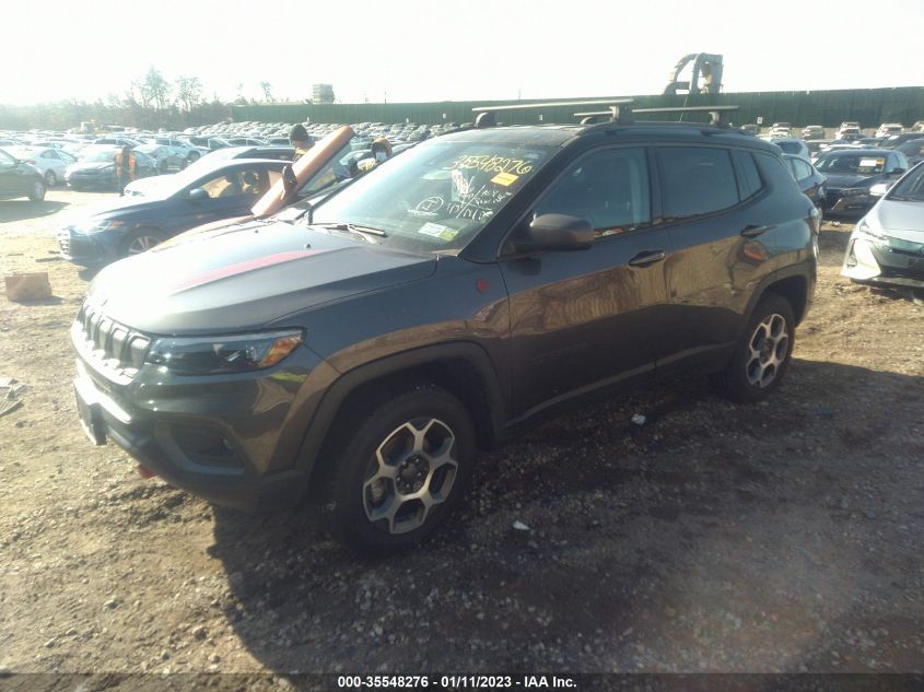 2022 JEEP COMPASS TRAILHAWK VIN: 3C4NJDDB6NT160397