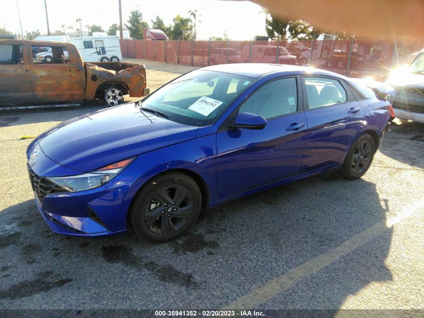 2022 HYUNDAI ELANTRA SEL VIN: 5NPLM4AG4NH073130