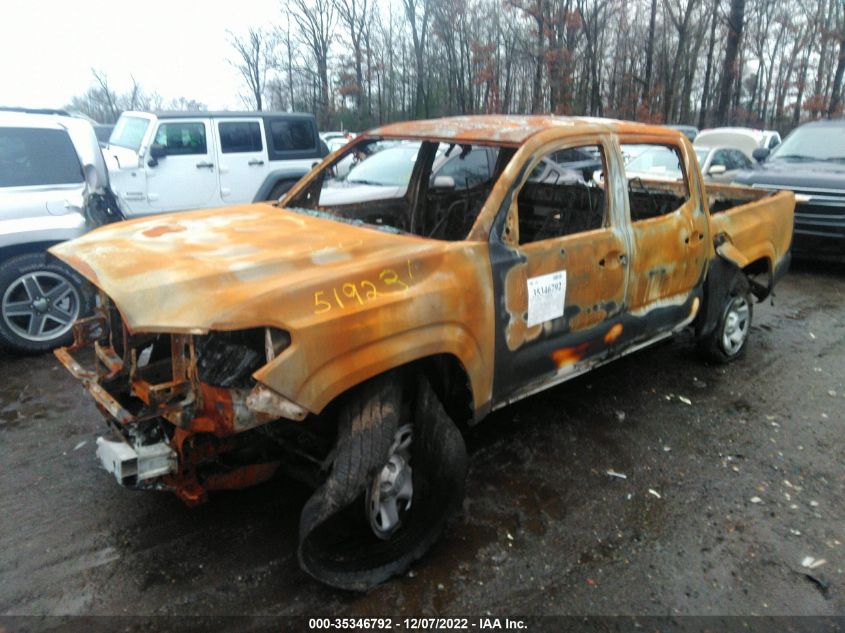 2021 TOYOTA TACOMA 2WD SR/SR5 VIN: 3TYAX5GN8MT023936