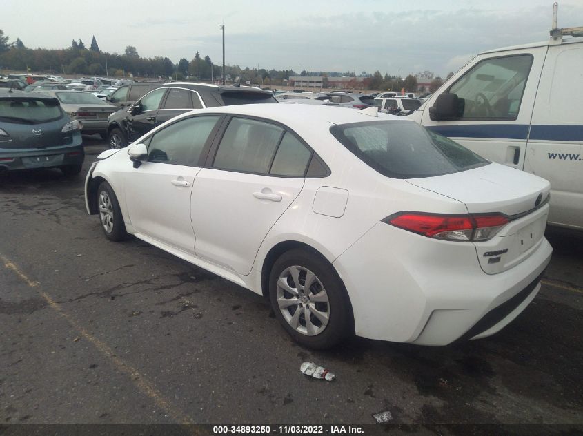 2021 TOYOTA COROLLA LE VIN: 5YFEPMAEXMP267080