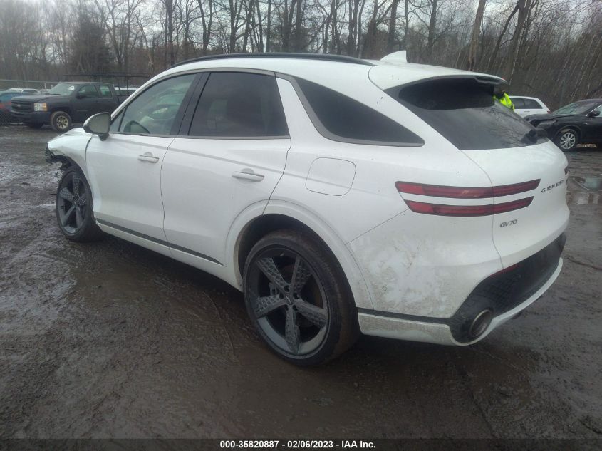 2022 GENESIS GV70 3.5T SPORT VIN: KMUMCDTC6NU013368