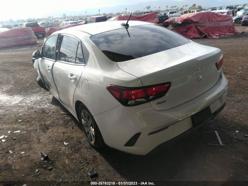 2022 KIA RIO S VIN: 3KPA24AD1NE462377