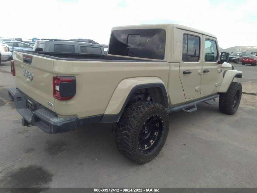 2020 JEEP GLADIATOR OVERLAND VIN: 1C6HJTFG8LL162474