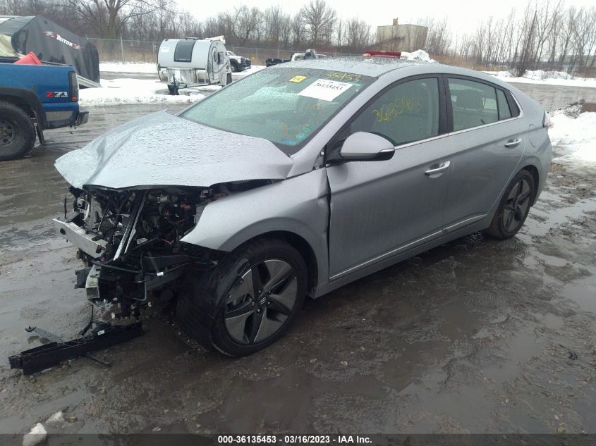 2022 HYUNDAI IONIQ HYBRID LIMITED VIN: KMHC05LC0NU270762