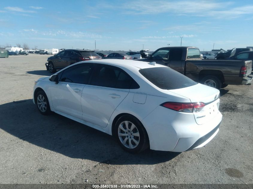 2022 TOYOTA COROLLA LE VIN: 5YFEPMAE2NP285316