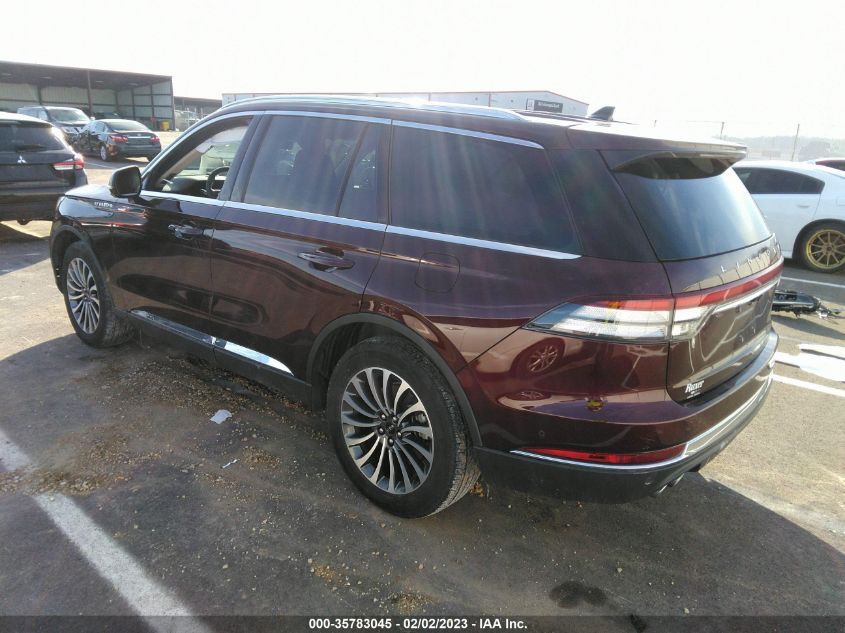 2022 LINCOLN AVIATOR RESERVE VIN: 5LM5J7XC4NGL05052