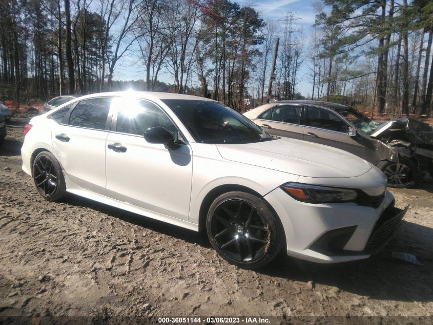 2022 HONDA CIVIC SEDAN SPORT VIN: 2HGFE2F5XNH585801