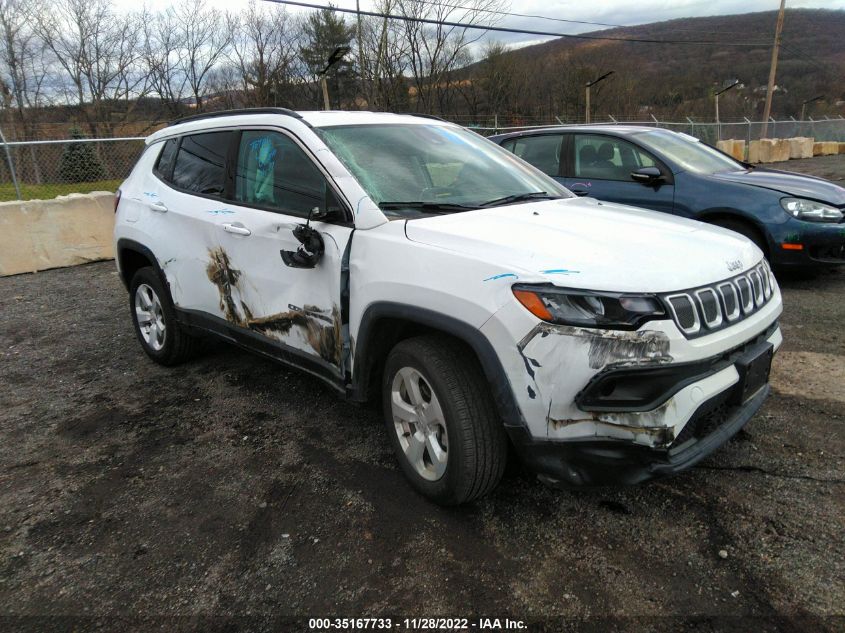 2022 JEEP COMPASS LATITUDE VIN: 3C4NJDBB8NT134709