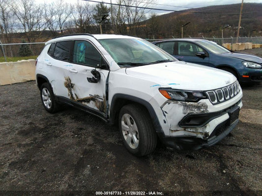 2022 JEEP COMPASS LATITUDE VIN: 3C4NJDBB8NT134709
