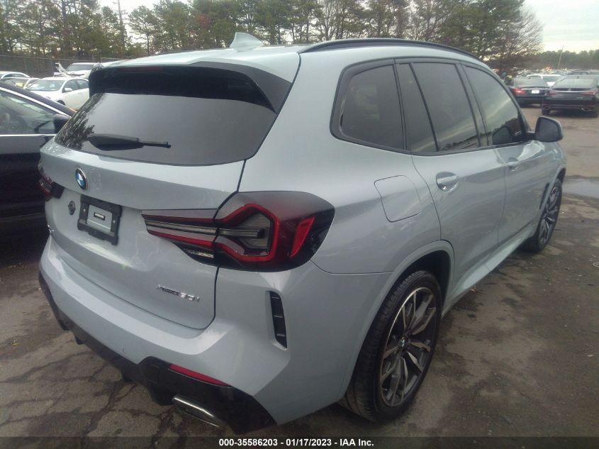 2022 BMW X3 XDRIVE30I VIN: 5UX53DP07N9K55322