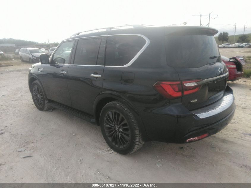 2022 INFINITI QX80 PREMIUM SELECT VIN: JN8AZ2AE6N9290848