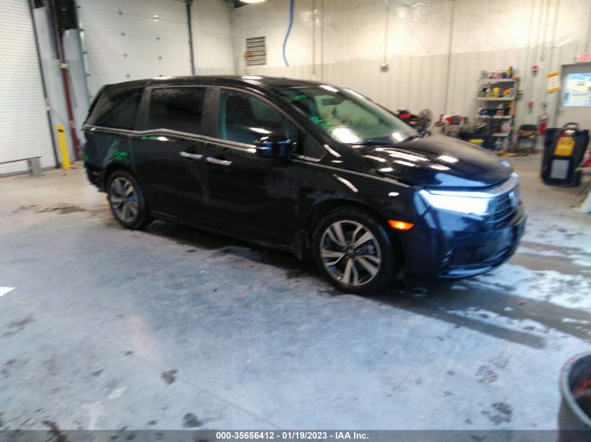 2022 HONDA ODYSSEY TOURING VIN: 5FNRL6H83NB063064