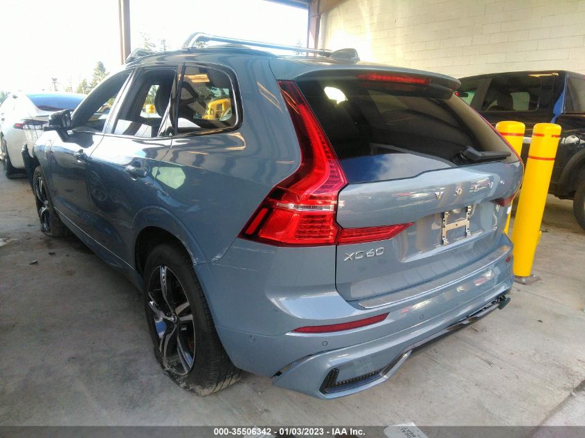 2022 VOLVO XC60 RECHARGE R-DESIGN VIN: YV4H60DM4N1042023
